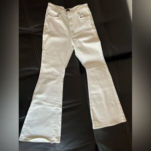 LEE JEANS WHITE WIDE LEGS